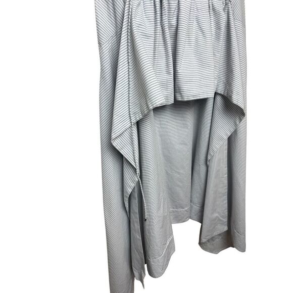 Acler Pinstripe Ruched High Lo Dress Sz. 2 US - Picture 7 of 12